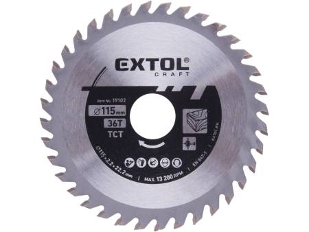 kotouč pilový s SK plátky, O 115x2,2x22,2mm, 36T