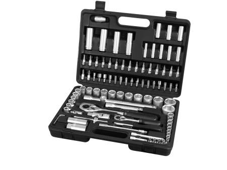 ZRUŠENO! Nahrazeno výrobkem 918094, klíče nástrčné, sada 94ks, 1/4", 1/2", CrV