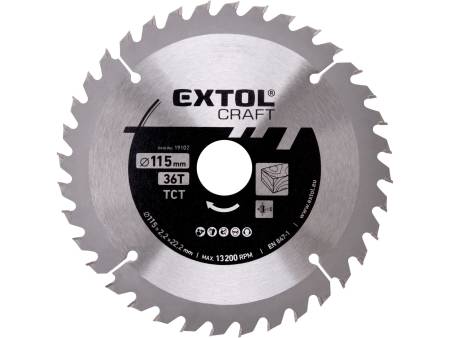 kotouč pilový s SK plátky, O 115x2,2x22,2mm, 36T