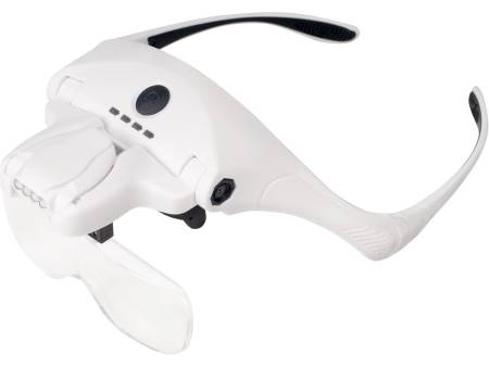 brýle s lupou a osvětlením, 3,5×, USB nabíjení