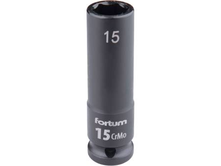 hlavice nástrčná rázová 1/2", 15mm, L 78mm, CrMoV