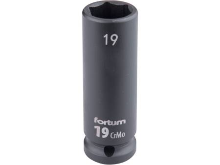 hlavice nástrčná rázová 1/2", 19mm, L 78mm, CrMoV