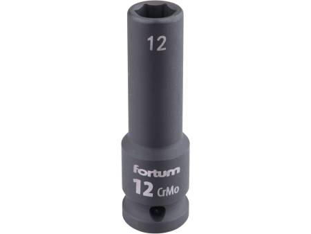 hlavice nástrčná rázová 1/2", 12mm, L 78mm, CrMoV