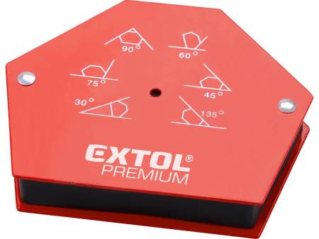 magnet-úhelník svařovací, 30°-45°-60°-75°-90°-135°, nosnost do 22kg