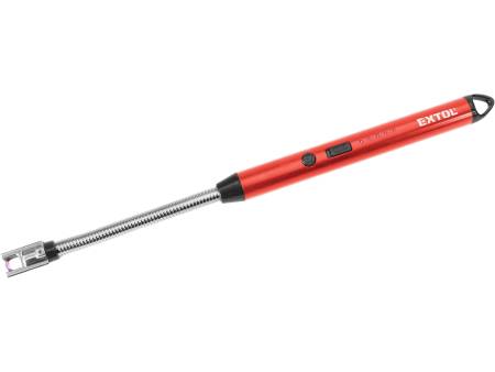 zapalovač plazmový s tvarovatelným krkem a s USB nabíjením,, délka 26cm