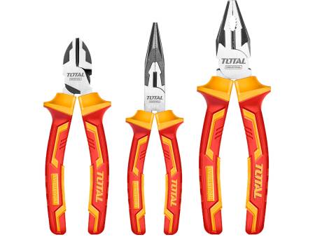 Elektrikářské kleště, sada 3ks, industrial, 1000V, CrV