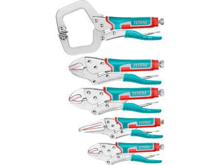Kleště rychloupínací, sada 5ks