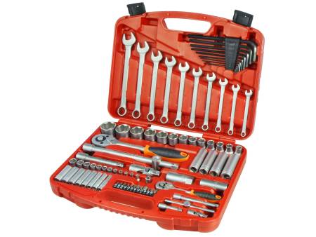 ZRUŠENO! Nahrazeno výrobkem 8818325, hlavice zástrčné, sada 64ks, CrV, , 1/2", CrV