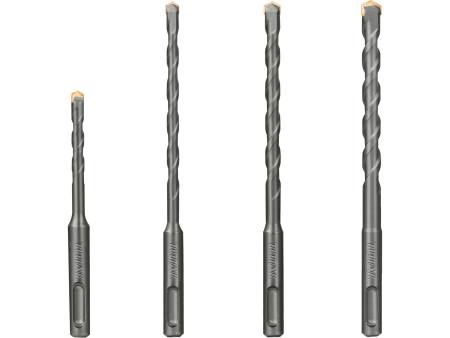 Vrtáky do betonu SDS Plus, sada 4ks