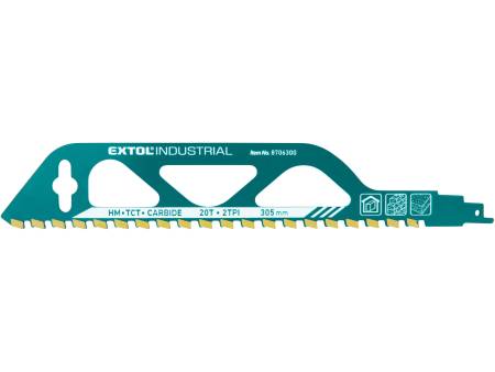 plátek do pily ocasky s SK zuby, 305x50x2,5mm