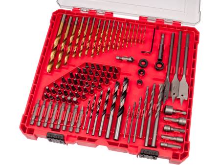 hroty a vrtáky komb. sada 100ks, HSS, CrV, SK