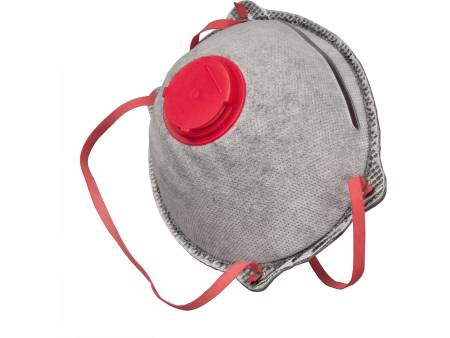 respirátory sada 3ks s výdechovým ventilem a aktivním uhlíkovým filtrem, třída FFP3 NR, tvarované