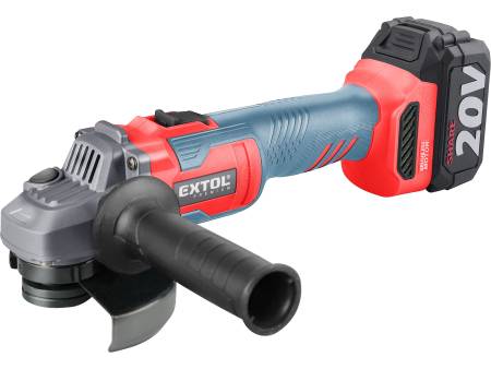 bruska úhlová aku SHARE20V, 125mm, BRUSHLESS, 4Ah