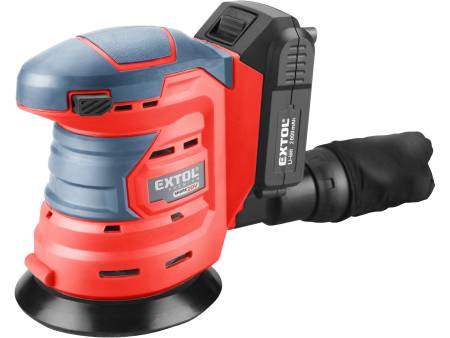 bruska excentrická aku SHARE20V, 125mm, 20V Li-ion, 2Ah