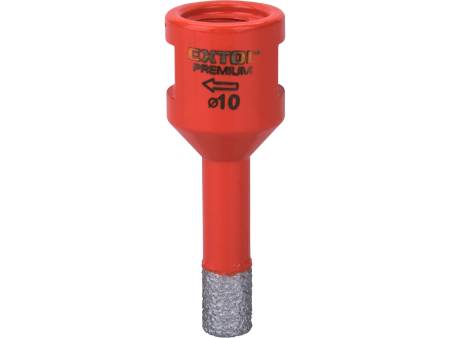 korunka vykružovací diamantová, O 10mm, závit M14