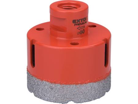 korunka vykružovací diamantová, O 60mm, závit M14