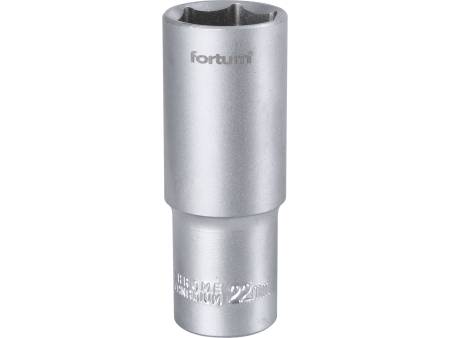 hlavice nástrčná prodloužená 1/2", 22mm, L 77mm