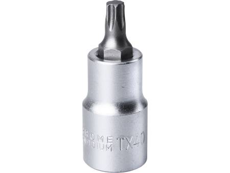 hlavice zástrčná 1/2" hrot TORX, T40, L 55mm