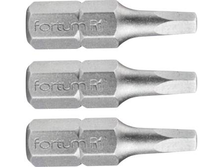 hrot čtverec sada 3ks, SQ 1x25mm, S2
