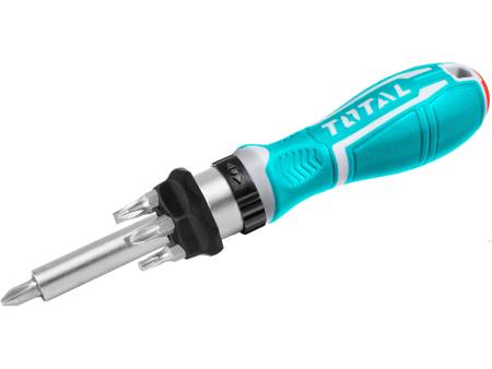 Šroubovák řáčnový, 8 v 1, CrV, industrial, CrV