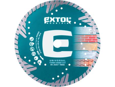 kotouč diamantový řezný, turbo Grind Cut, suché i mokré řezání, O 230x22,2x2,6mm