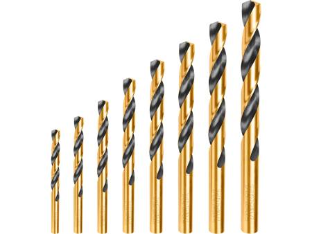 Vrtáky do kovu, sada 8ks HSS